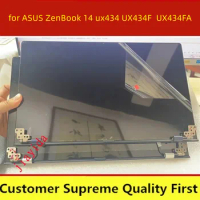 140inch Original display for ASUS ZenBook 14 ux434 UX434FLC UX434F UX434FAC LCD screen assembly 1920X1080 resolution