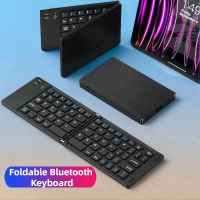 Papan Kekunci Tanpa Wayar Lipat Baharu yang Nipis dan Mudah Alih, Papan Kekunci Bluetooth Boleh Cas 
