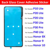 2Pcs Adhesive Sticker Back Housing Battery Cover Glue Tape For Huawei Honor 9 10 8X 30 20 20i Nova 3 6 P30 P40 P10 P20 Lite Pro