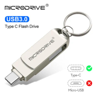 Mini 32GB 64GB 128GB Type C Ultra Dual USB 3.0 Flash Drive Memory Stick Thumb Drive U Disk