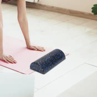 Half Round Foam Roller Neck Back Legs Foot Massage Yoga Blocks Durable Portable Half Roller Foam Yoga Column Roller for Workout