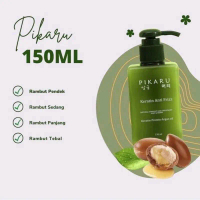 BARU Pikaru Keratin 150ML Anti Frizz Treatment - Perawatan Rambut Rusak & Pelurus Rambut Natural For