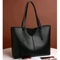 Tas Wanita Simple Polos Kantor Kuliah Laptop Kulit Totebag Aurora