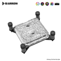 Barrow INTEL X99/X299 CPU water block micro waterway only use fo INTEL X99/X299 Acrylic/brass versio