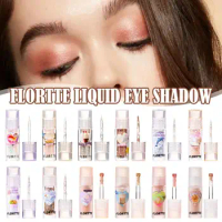 12 Colors! Flortte Heart Attack Liquid Eyeshadow Shimmer Eye Brighten Highlighter Silkworm Sequins Lying Shine Glitter Make D8g5