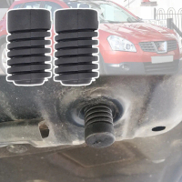 2 Unit Penahan Getah Penutup Kap dan Pintu Belakang Kereta untuk Nissan 817381J000