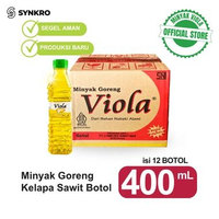 Minyak Goreng Viola Kemasan Botol 400ml | Karton isi 12pcs