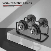 Small Dumbbell Stand Rack, Barbell Holder, Dumbbell Rack, Compact Dumbbell Steel Rack Dumbbell Barbell Storage Rack