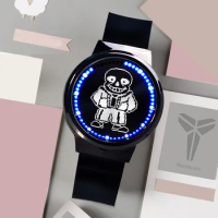 Undertale Anime Watch annoying dog Attack on Titan Wings of liberty Totoro BLEAC overlord Black simple fashion student watch