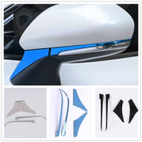 For Toyota Camry 70 XV70 2018-2021 2022 2023 Stainless Car Rearview Mirror Decoration Strip Cover Trims Frame Strips Stickers