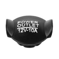 12V Power Socket Car Outlet Cover Cap 21mm