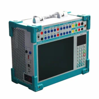 Portable Relay Test AC/DC Current Test Kit Three Phase Relay Protection Tester Relay Protection Analyzer With Microcomputer