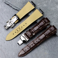 24x14mm(buckle 18mm) Men Leather Watchband 1853 for Tissot T60 Strap Belt L875/975K Women Bracelet Convex End Strap Bracelet