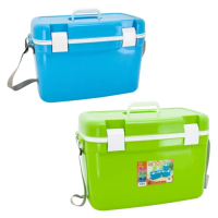 Polar Ice Cool Cooler Box 30 Liter Kotak Es Tali Strap Green Leaf 5792