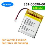 361-00098-00 600mAh Original Replacement Watch Battery for Garmin Fenix 5X,Fenix 5X Running,Not fit for Fenix 5s Plus Smartwatch