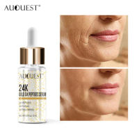 AUQUEST 24K Gold Anti-Aging Hyaluronic Acid Face Serum Moisturize Brighten Facial Beauty Health Skin Care