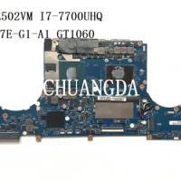 MB._8G/I7-7700HQ GTX1060-V3G MainBoard For ASUS GL502VMZ GL502VMK GL502VM Laptop Motherboard
