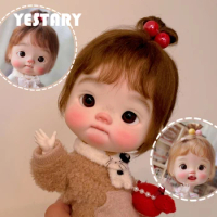 YESTARY BJD Blythe Doll Mohair Wig For Blythe Qbaby Doll Accessories Tress Dolls Wigs Cute Short Hair Bangs Blythe Wig Girl Gift