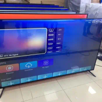 China Factory Cheap Flat Screen Televisions 65 75 Inch multiple language wifi Smart tv Android LCD LED TV 4K television