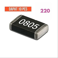 220 Resistor SMD 0805 1% SMT 221 220 Ohm