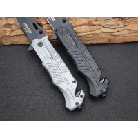 Pisau Camping Outdoor Lipat Cold Steel 440 Steel Berkualitas Tinggi 56HRC - Pisau Kolektor Berbahan