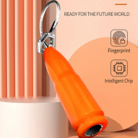 New Type Fingerprint Padlock Electronic Rechargeable Door Lock Security Anti-theft Fingerprint Lock Luggage Case Smart Lock