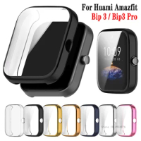 TPU Protective Cover For Huami Amazfit Bip 3 Screen Protector Case For Amazfit Bip3 Pro SmartWatch Protection Shell Accessories
