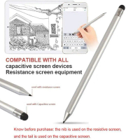 Simple Dual-purpose Touch Screen Pen Resistance Capacitance Pen Mobile Tube Stylus Touch W3Z6