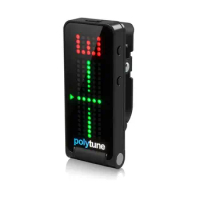 TC Electronic PolyTune Clip Clip-On Tuner with Polyphonic,Strobe and Chromatic Modes and 108 LED Matrix Display