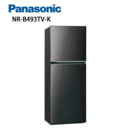【Panasonic 國際牌】498公升雙門變頻冰箱-晶漾黑 NR-B493TV-K