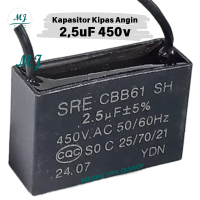 Kapasitor Kipas Angin CBB61 2,5uf Tornado Baling Baling Besi 2,5 Mikro Original