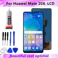 100% Original 7.2'' AMOLED LCD For Huawei Mate 20X 20 X 4G 5G Full Display Touch Screen Digitizer Assembly Replacement Parts