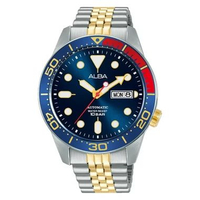 Jam Tangan Alba Automatic Pria AL4187 AL4191 AL4195 AL4193 AL4197 AL4185 Stainless Steel Original Ga