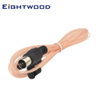 Eightwood Indoor 75 Ohm UNBAL FM Radio Antenna T Shape Cable F Male Connector for Yamaha Onkyo Sony Denon Radio Stereo Receiver