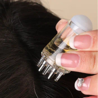 Scalp Applicator Minoxidil 1-6ml Essence Hair Growth Fluid Ball Massage Head Drug Delivery Smear Liquid Guide Comb