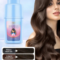 Sevich Black Tea Bubble Hair Dye Shampoo Permanent Hair Coloring Shampoo Long Lasting Hair Dyes Salon Professional Dye 200ML