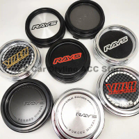 ฝาครอบศูนย์ล้อ, 4 ชิ้น, ขนาด 66 มม., ฝาครอบดุมล้อสำหรับ Rays VOLK CE28, TE37, RE30, TTA, ZE40, พร้อม