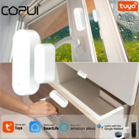 CORUI Tuya WiFi 2-in-1 Lighting Door Magnetic Detector WiFi Intelligent Door Magnetic Sensor Smart Life APP Alexa Google Home