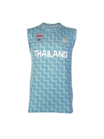 เสื้อซ้อมแขนกุดชาย OLYMPIC GAMES 2024 (038412) สีฟ้า