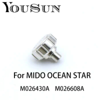 For MIDO OCEAN STAR M026430A M026608A Watch Head Handle Crown Accessories