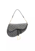 Dior 二手 Dior Diorissimo 帆布馬鞍包