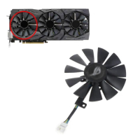 PLD09210S12HH 4 / 5 / 6Pin VGA Fan Graphics Card Cooling Fan for ASUS STRIX GTX 1080/980Ti/1060/1070 Graphics Card