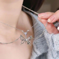 Whirlpool Pearl Bird's Nest Short Pendant Necklace for Woman Korean Girl's Luxury Clavicle Chain Choker Party Summer Jewelry