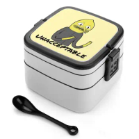 Lemon Bento Box Leakproof Food Container for Kids Adventure Time Cartoon Cartoon Lemon Fruit Funny Lemongrab