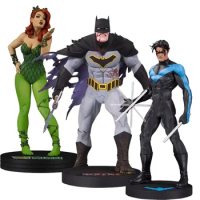 Genuine Dc Series Nightwing Death Metal Batman Green Poison Ivy Action Figure Doll Model Statue Desktop Collection Birthday Gift