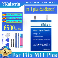 YKaiserin 6500mAh Replacement Battery m11 plus (dandianxin) For Fiio M11Plus HIFI Music MP3 Player Speaker Cells