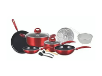 Vicenza V712 Cookware Set Peralatan Masak RED