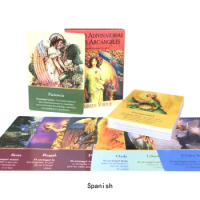 Spanish ángeles Oracle Card Leisure Entertainment Games Card Family Gatherings Tarot Games Card 45 Card