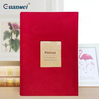 工廠布面紙芯相簿復古照片跨境影集明信片收納冊4r6寸相簿本