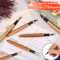 Office Supply 0.7mm-2.9mm Retro Seni khat Nib halus Pen Fountain Buluh Kertas Bermata pahat Broad St